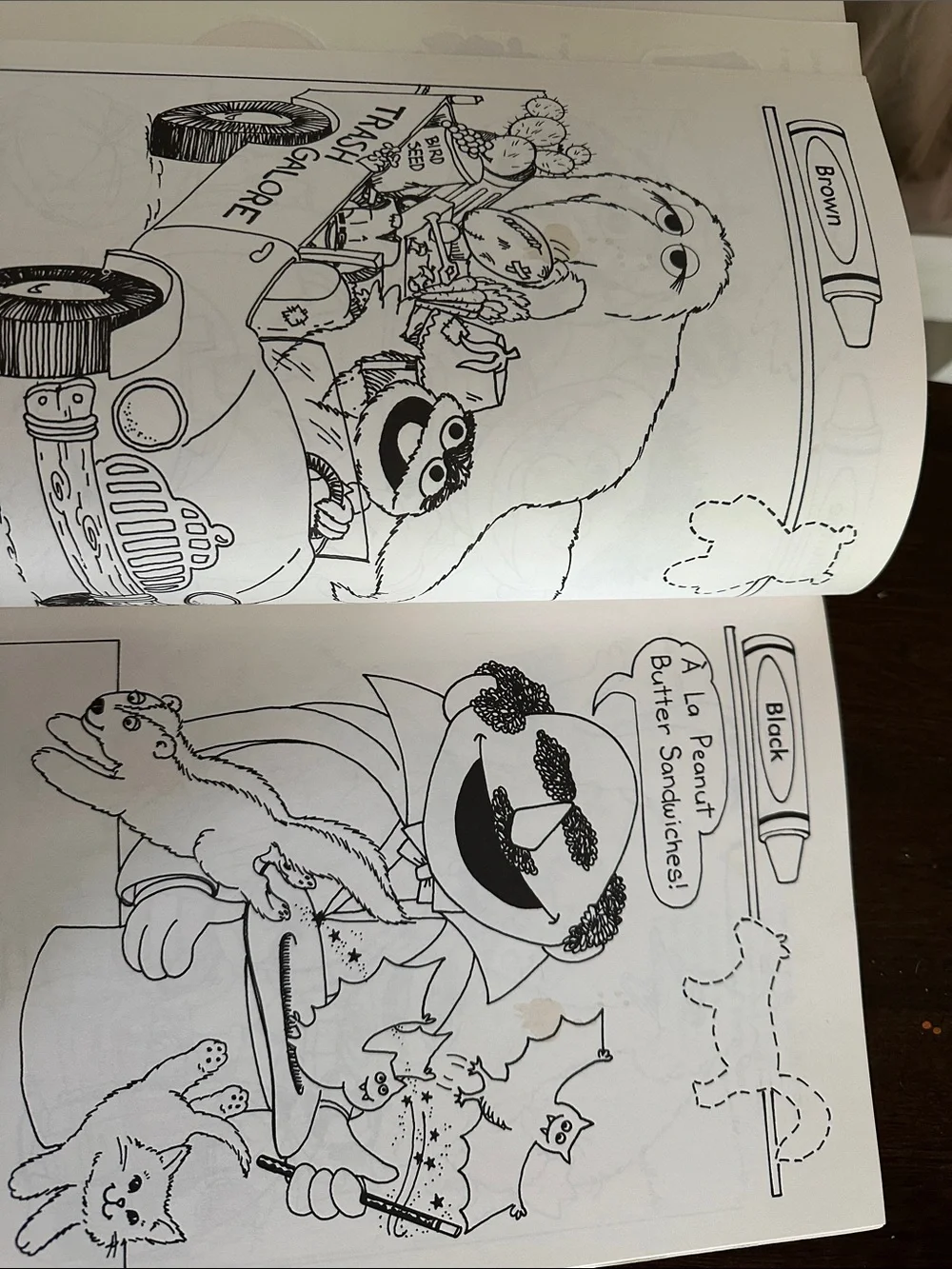 Vintage 1980s Sesame Street Colors & Shapes Activity Book